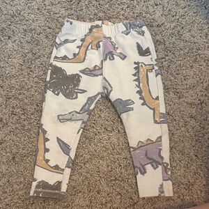 ZARA Dinosaur Print Kids Leggings